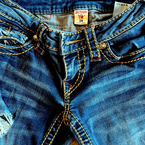 True Religion size 24 skinny jeans. - Picture 4 of 4
